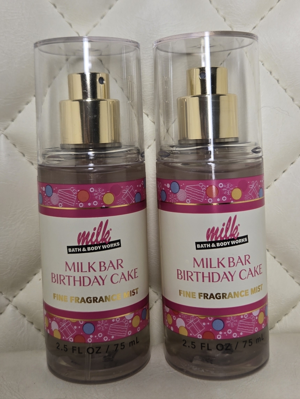 Milk Bar Birthday Cake Bath & Body Works Travel Size Fine Fragrance Mist Duo